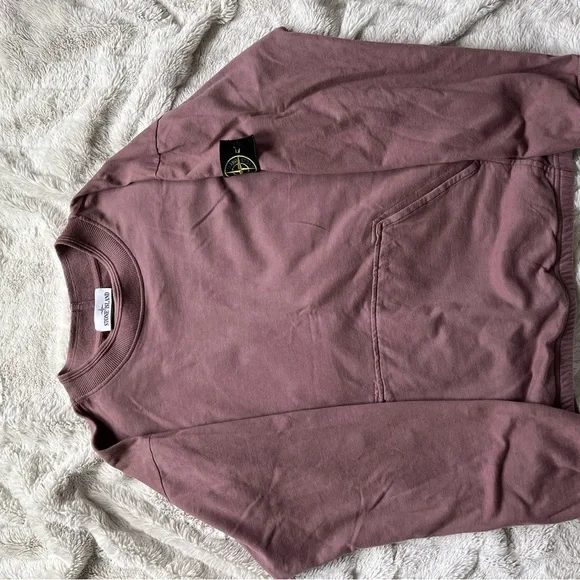 Pink Stone Island Crew Neck Size Large. Good condition - Picture 3 of 3
